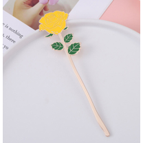 Rose Bookmark Gift, Metal Book Page Holder for Reading Lovers, Teacher Appreciation Gifts Valentine Mother's Day Christmas Birthday Gift for Women Book Lovers--1PC