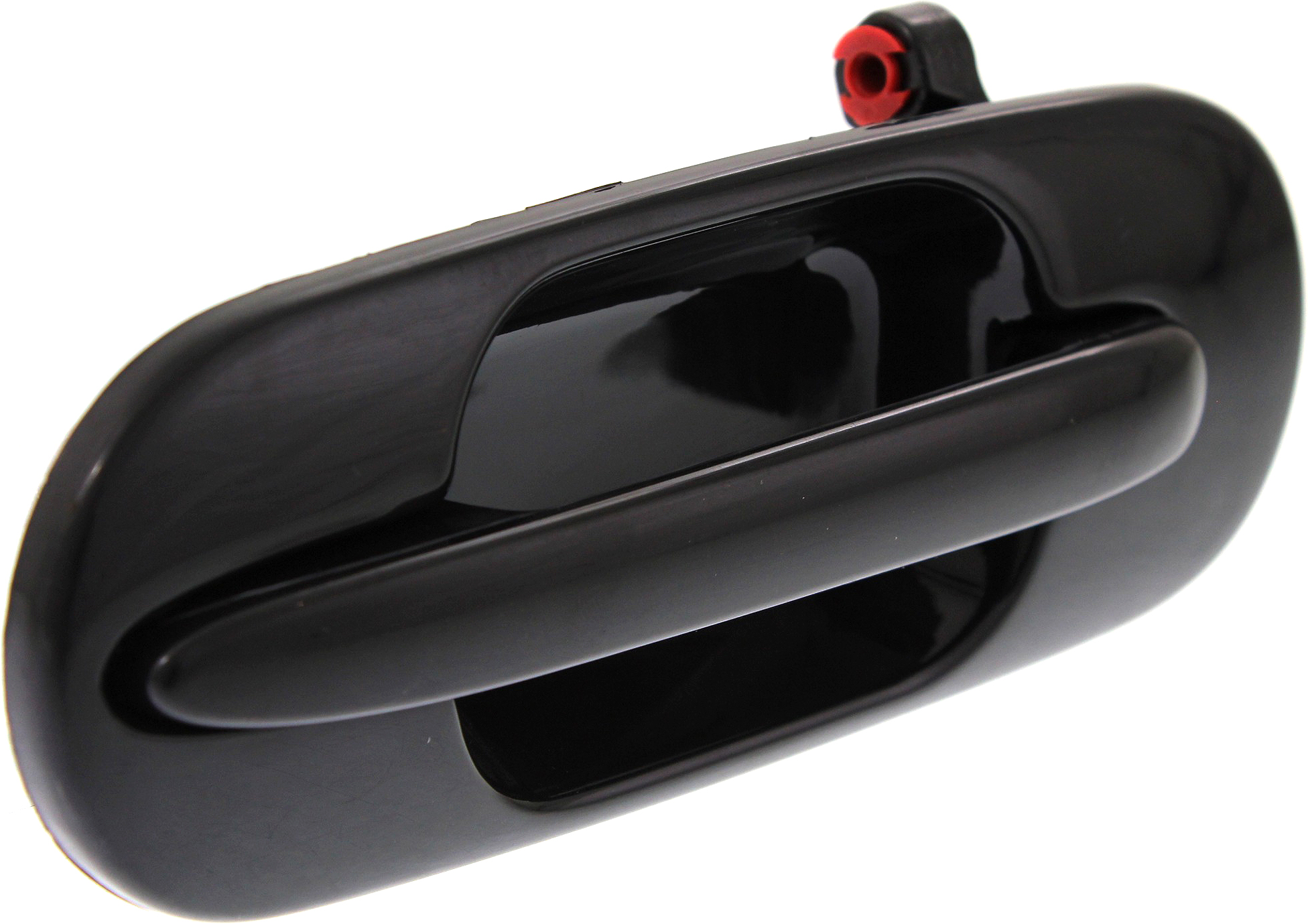 Replacement REPHD491302 Exterior Door Handle Compatible with 1997-2001 Honda CR-V Rear, Left Driver Smooth Black