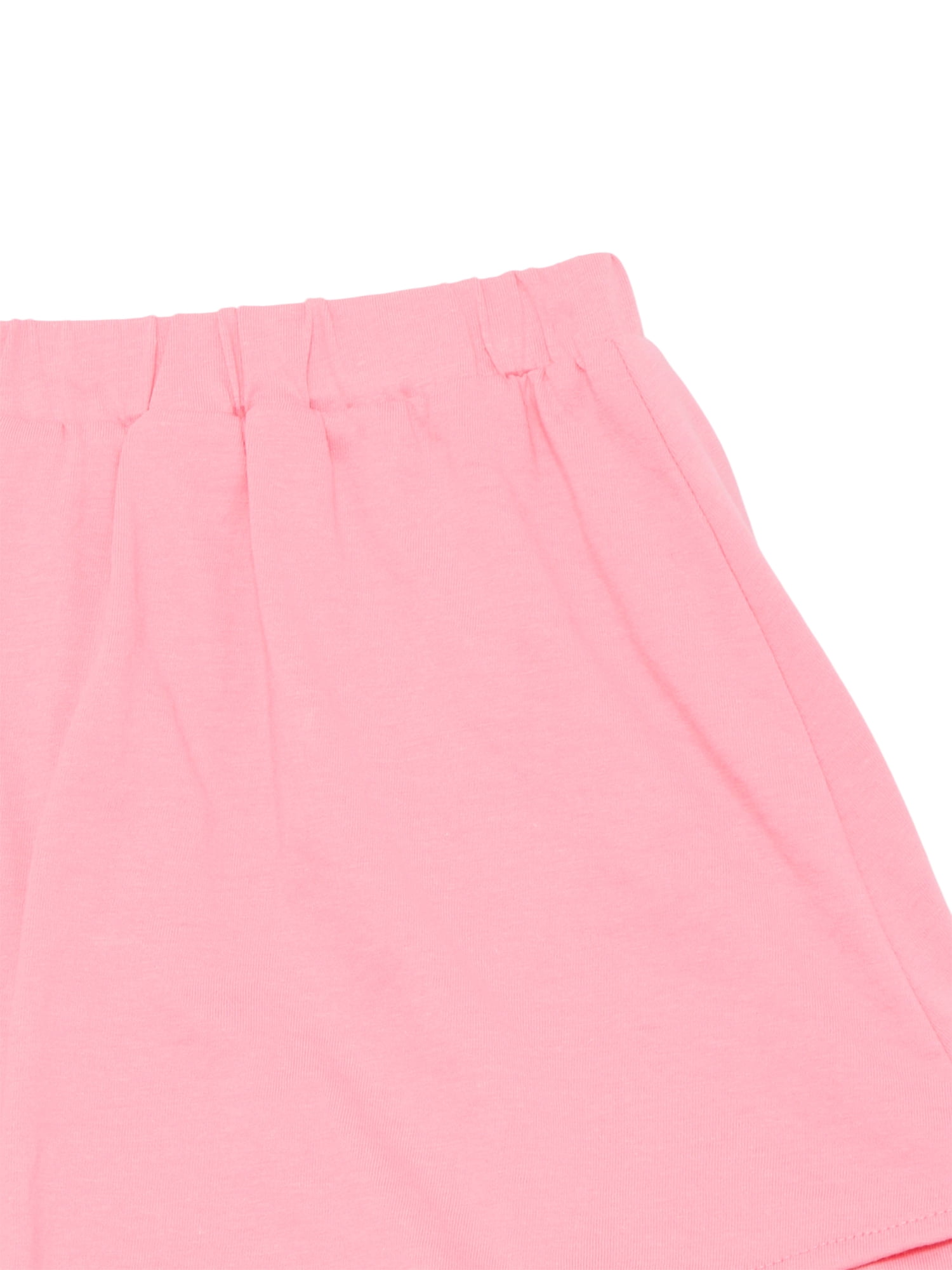 Wonder Nation Little Girls Ruffle Scooter Skirt, Sizes 4-10