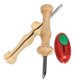 thumbnail image 3 of Aguja Perforadora De Bordado, Juego De Aguja Perforadora Con Mango De Madera Para Bordar Para Manualidades DIY Para Costura ANGGREK Needle Felting Punch Set, 3 of 8
