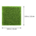 thumbnail image 3 of 10pcs Decorative Turf Simulation Green Turf Decor Artificial Grass Mats Fake Turf, 3 of 8