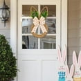 thumbnail image 5 of Chanana Easter Bunny Wreath Easter Decor Lovely, Front Door Rabbit Wreath, Hanging Ornament, for Home, Farmhouse Festival, Wall, 5 of 9