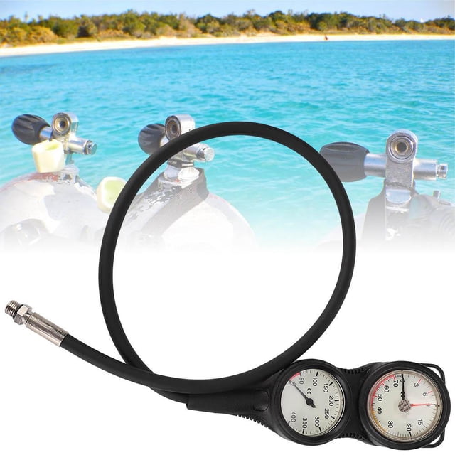 2 Medidores De Consola, Medidor De Presión De Buceo, Medidor De Buceo Resistente Al Agua Para Buceo Libre, Esnórquel, Buceo En La Playa, Buceo ANGGREK Otros Deportes