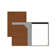 Blue Sky ASMBLD Professional Faux Leather Padfolio, 8.5x11, Tan