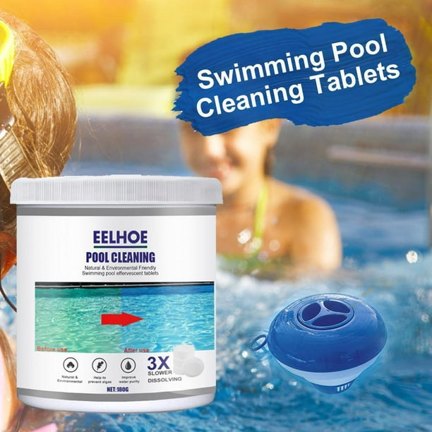 Chlorine Tablets,Pool Chlorine Tablets with Thick Plastic Floating