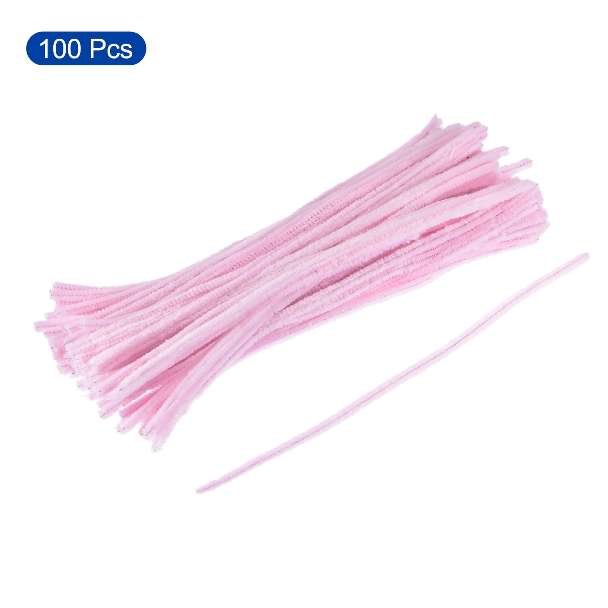 Caydo 200 Pieces Pink Pipe Cleaners Craft Chenille Stems for Valentine's  Day Gift, DIY Art Creative Crafts Projects Decoration(6 mm x 12 Inch)