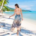 thumbnail image 7 of FORMRS Womens Beach Sarong Semi-Sheer Bikini Wrap Skirt Swimsuit Cover-ups, Floating Whale, 7 of 7