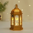 thumbnail image 1 of Ramadan Lantern Decoration Plastic LED Eid Mubarak Lamp Exquisite Battery Powered Ramadan Festival Table Light Home Festival Decoration Gift for Children Home Tabletop Decor, 1 of 8