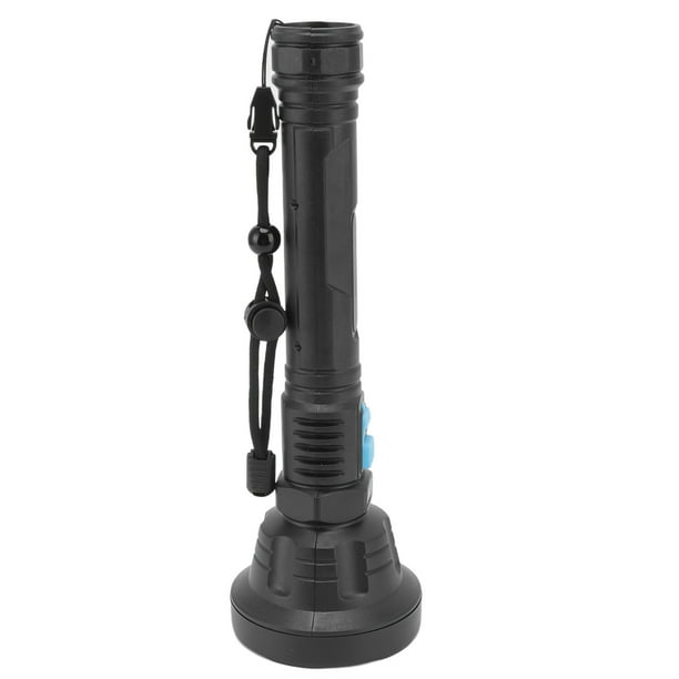 Linterna Recargable, Pantalla De Batería ABS Duradero 3 Modos De Iluminación Linterna LED De Carga USB Para Exteriores
