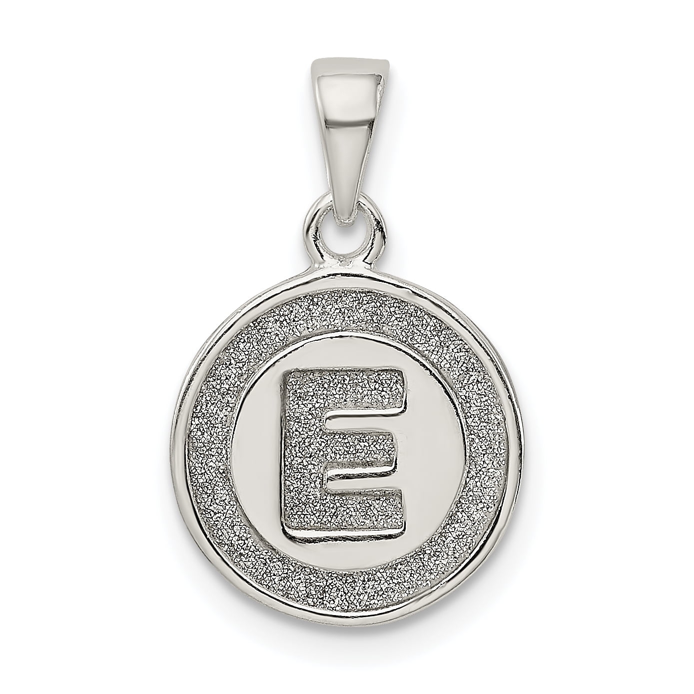 Ladies Sterling Silver 925 BFF Monogram Charm Pendant - Inventory