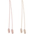 thumbnail image 1 of Juego de 2 piezas de clip para servilletas, clip de cadena de metal, cadena para servilletas, clip para babero para adultos, elegante servilletero, accesorios para cenas, oro rosa/oro JM JM, 1 of 5