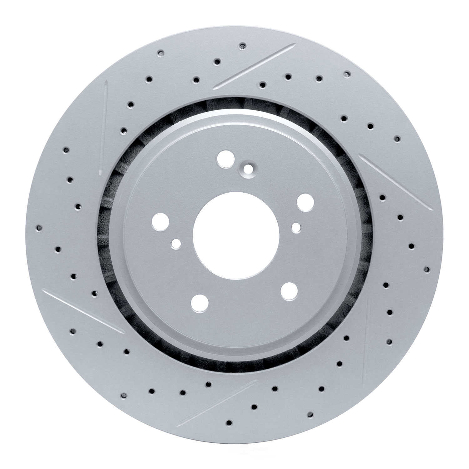 Dynamic Friction Company 830-58026L DFC Geoperformance Rotor - Drilled and Slotted
