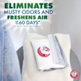 thumbnail image 2 of Essentials Hanging Moisture Absorber and Odor Eliminator, 17.5 oz., 3 Pack, Linen Fresh, Moisture Absorbers for Closets, Laundry Rooms and Bedrooms, Long-Lasting Freshness, 2 of 4