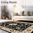 thumbnail image 2 of ODIKA 8x10 Machine Washable Non-Slip Area Rug, Ornate Medallion Trellis with Vintage Floral Accents and Bordered Motif Ultra Soft Rug, None, 595961, 2 of 7