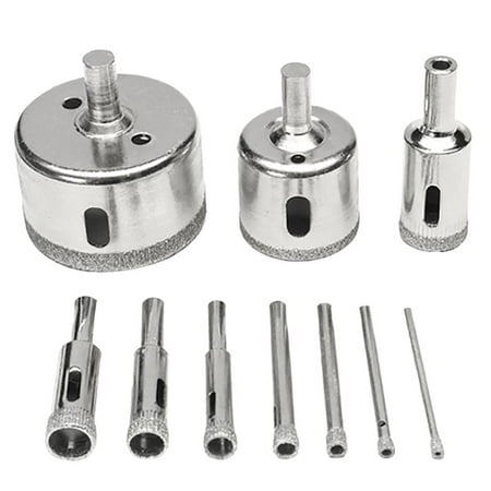 

MPWEGNP Saw Drill Set Ceramic 350mm For Glass Tool Bit Hole Masonry Diamond Tools & Home Improvement Set De Hierros Llave