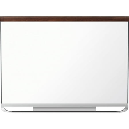 - Quartet Prestige 2 DuraMax Porcelain Magnetic Whiteboard, 3' x 2', Mahogany Finish Frame