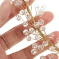 thumbnail image 3 of KAKOWELY Diadema de novia con diamantes de imitación para mujer, tocado de perlas falsas, tocado para fiesta de boda, 3 of 5
