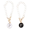 thumbnail image 1 of Accesorios de dijes para la letra P de la Copa Stanley, mango de letra de identificación con nombre, 2 uds., 1 of 9