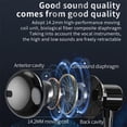 thumbnail image 2 of L-shaped 3.5mm Headphones 90 Degree Right Angle Plug Stereo Bass Headset Wire Control In-ear Earbuds Red, 2 of 5