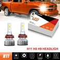 thumbnail image 1 of 2pcs H11 LED Headlight Bulb Kit Low Beam For Nissan Maxima 2009-2018 6000K, 1 of 8