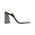 thumbnail image 3 of Schutz Womens Ariellen Embellished Block Heel Slide Sandals, 3 of 3