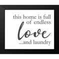 thumbnail image 2 of Brown, Victoria 18x15 Black Modern Framed Museum Art Print Titled - Laundry Words 2, 2 of 5