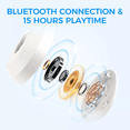 thumbnail image 3 of Audífonos Inalámbricos Bluetooth Diadema Plegable con RGB Luz Blanco, 3 of 6