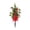 D, variant on Gumesh 2 Pack 19" Christmas Tree Urn Fillers for Outdoor Planters, Artificial Greenery Cedar Pots with Pine Cones and Red Berry, for Front Porch, Garden, Cemetery Yard and Holiday Decor