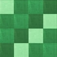 thumbnail image 1 of Ahgly Company Machine Washable Indoor Square Transitional Green Area Rugs, 8' Square, 1 of 7