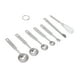 thumbnail image 4 of Cucharas Medidoras ANGGREK Anillo Desmontable 7 En 1 De Acero Inoxidable Con Batidor De Huevos, 4 of 8