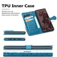 thumbnail image 2 of Funda de teléfono con tapa delgada para Google Pixel 8, 7 Pro, 6A, 5A, 4XL, 3A, funda de teléfono con patrón de perro y gato en relieve magnético zhangmengya LED, 2 of 2