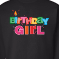 thumbnail image 3 of Inktastic Birthday Girl Letters Adult Sweatshirt, 3 of 4