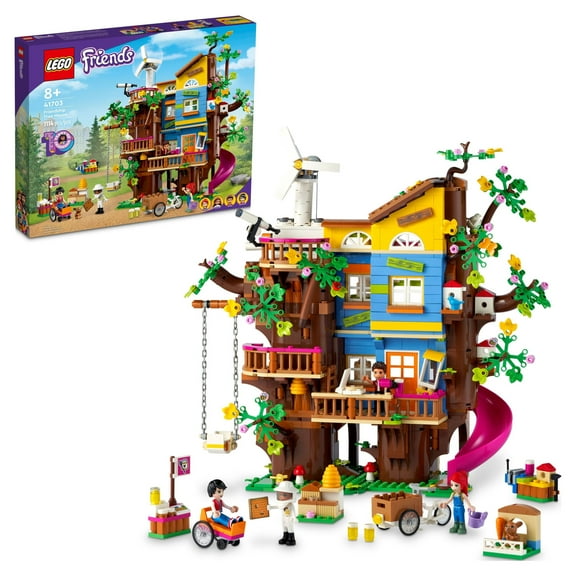 LEGO Friends Friendship Tree House 41703 Set with Mia Mini Doll, Nature Eco Care Educational Toy, Gifts for Kids, Girls and Boys aged 8 Plus