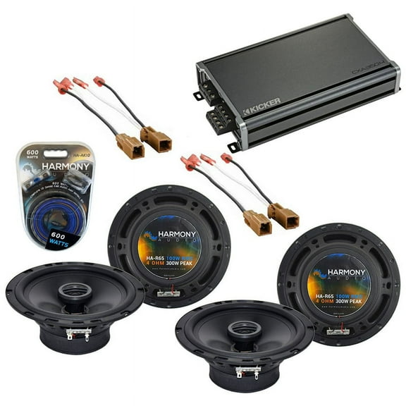 Fits Nissan Pathfinder 2001-2004 Speaker Upgrade Harmony (2) R65 & CXA360.4 Amp