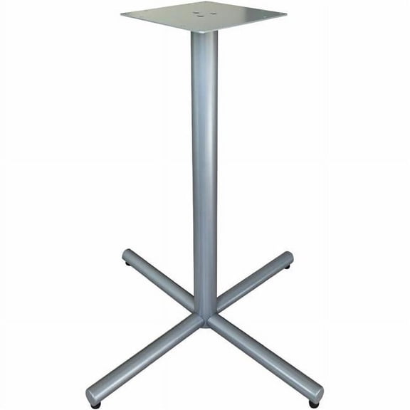 Lorell LLR61642 40.8 x 45 in. Hospitality Conference Lobby Bases & Tops - X-Base - Silver