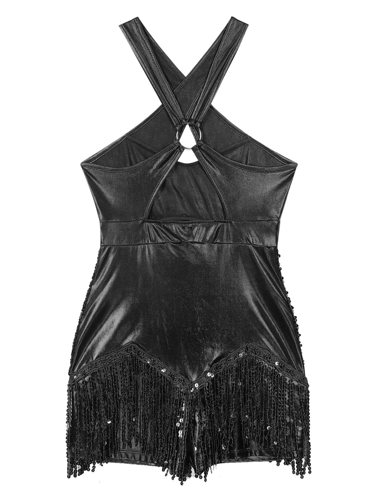 Body Brillant Pour Femmes, Sexy, Pleine Longueur, Lisse, Col Haut