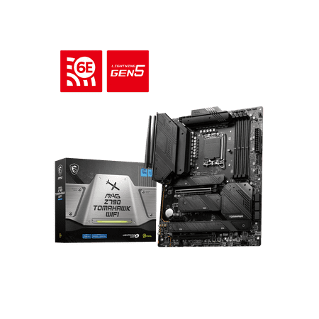 MSI - MAG Z790 TOMAHAWK WIFI (Socket 1700) USB 3.2 Intel Motherboard - Black