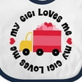 thumbnail image 4 of Inktastic My Gigi Loves Me Boys or Girls Baby Bib, 4 of 4