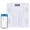 White, variant on Digital Body Fat Scale Connected to Mobile Displays BMI Body Fat Muscle Mass with Wireless Connectivity, White