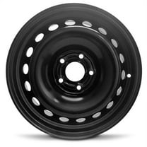 Wheel For 2008-2012 Honda Accord 16 inch 5 Lug Black Steel Rim Fits R16 Tire