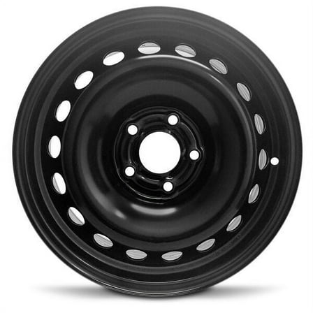 Wheel For 2008-2012 Honda Accord 16 inch 5 Lug Black Steel Rim Fits R16 Tire