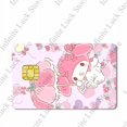 thumbnail image 3 of Sanrioed Credit Card Sticker Kawaii Cartoon My Melody Poker Sticker Little Twin Stars Waterproof Stickers Big Small Chip Sticker, 3 of 7