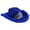 Blue, variant on Summer Cap Womens Sun Hats Sequin Crown Cowboy Western Cowboy Hat Mens Sun Hat