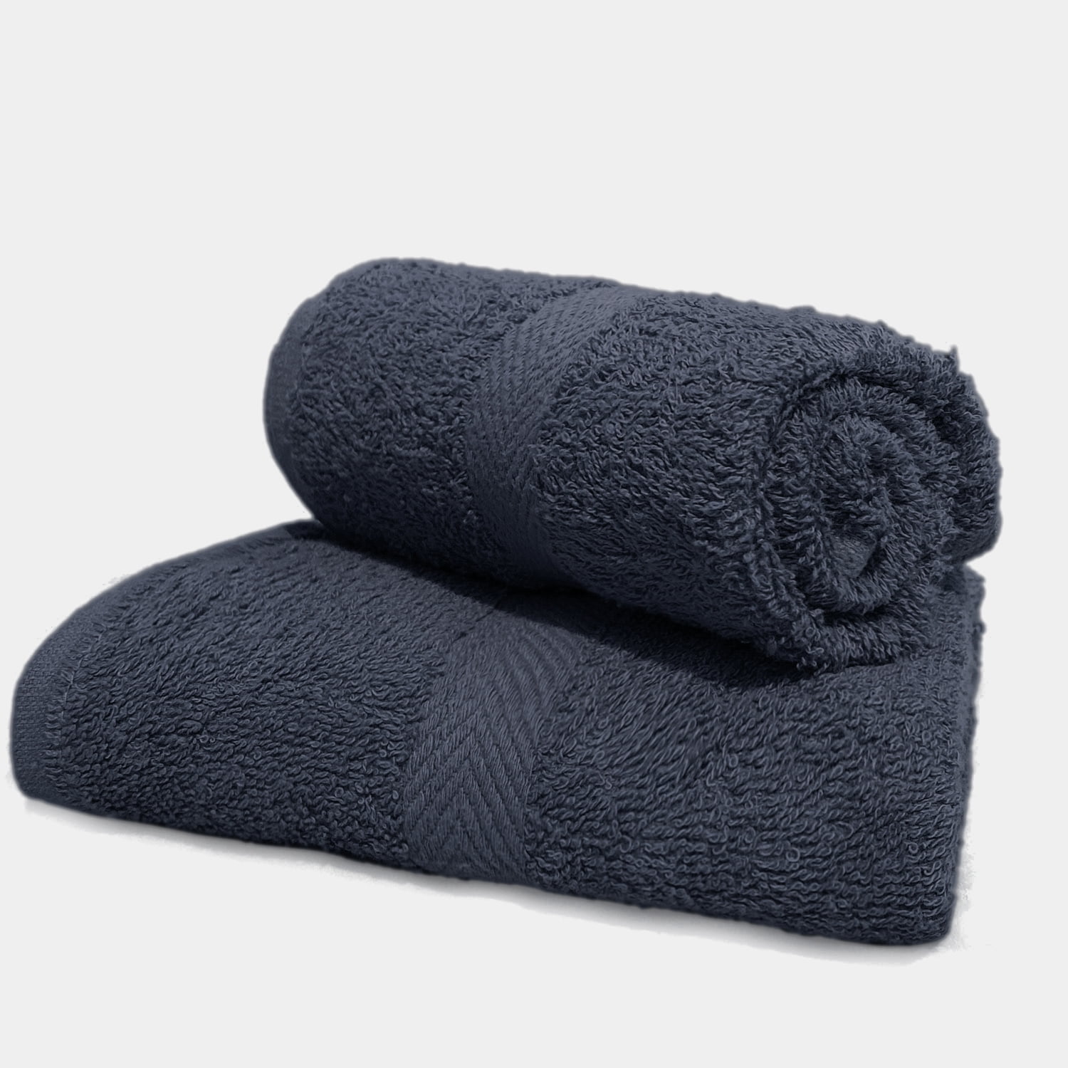Soft Textiles Salon Towels - 16 x 27 Inch Soft Cotton Hand Towels for Hair Stylists, Barbers & Spas - Quick Dry, Durable Towel for Facial, Pedicure, Manicure & Massage Use - Pack of 12 , Gray