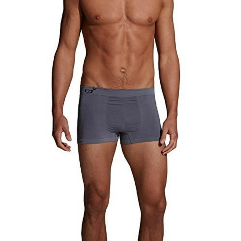 Boody Body EcoWear Men's Boxer Brief Seamless Underwear Made from Natural  Organic Bamboo Viscose – Soft Breathable Eco Fashion for Sensitive Skin -  Grey, X-Large 