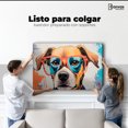 thumbnail image 3 of Cuadro Decorativo Canvas Perro Con Lentes 90x60 Canvas Revolution, 3 of 4
