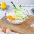 thumbnail image 5 of Reheyre Heat Resistant Egg Beater - 5 Coils, High Flexibility, Large Contact Surface, Comfortable Grip, 10 Inch Manual Egg Beater for the Kitchen, 5 of 8