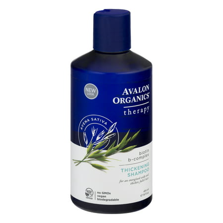 Avalon Organics Thickening Biotin B-Complex Shampoo, 14 Fl (Best Organic Shampoo For Thickening Hair)