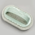 thumbnail image 1 of Cepillo de limpieza con mango, fregador para azulejos de baño y cocina, cerdas duraderas, agarre ergonómico, incluye 2 paños esponja., 1 of 5