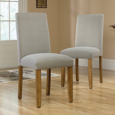 Sauder Cannery Bridge Parsons Chairs 2 Pack Gray Finish